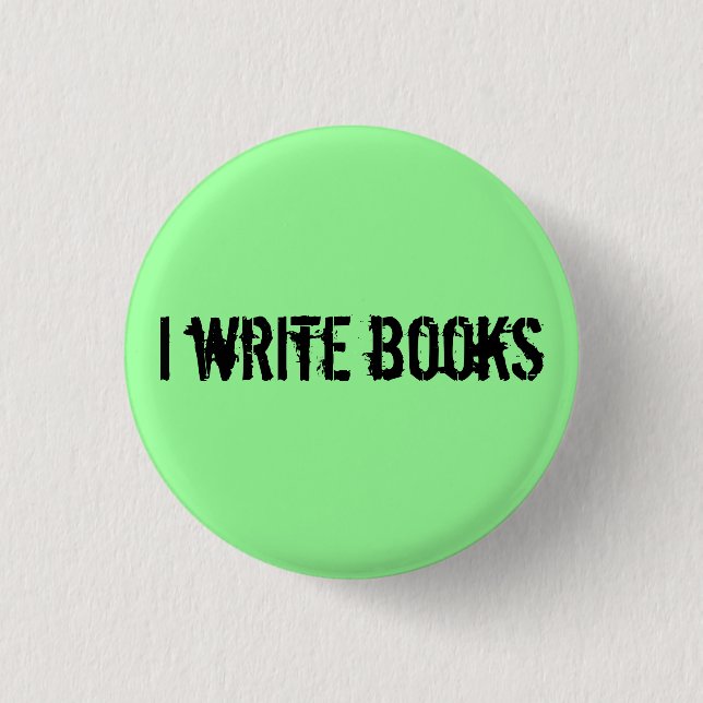Badge Rond 2,50 Cm j'écris des livres (Devant)