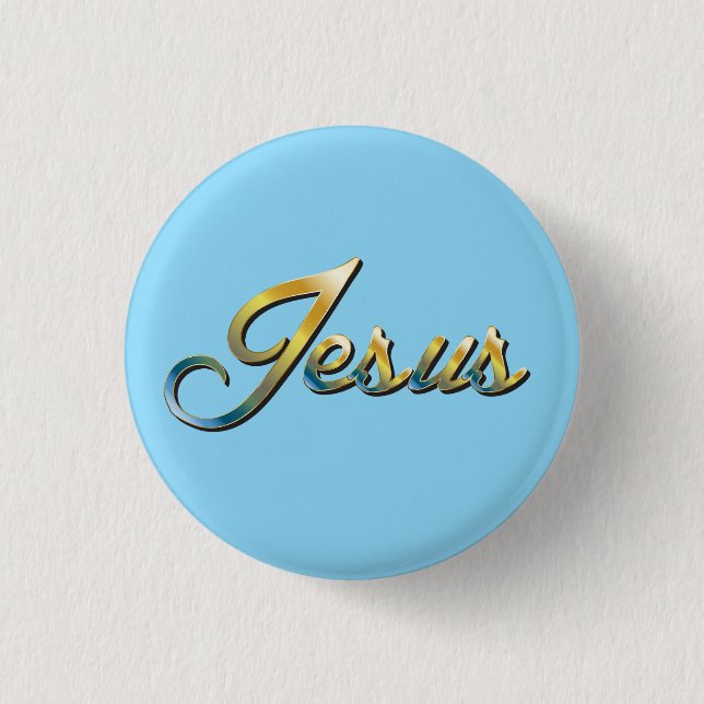 Badge Rond 2,50 Cm Jésus  (Devant)