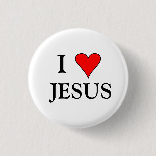 BADGE ROND 2,50 CM JÉSUS