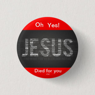 Badge Rond 2,50 Cm Jésus