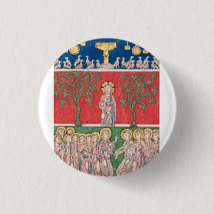 Badge Rond 2,50 Cm Jésus-Christ et les 12 Apôtres