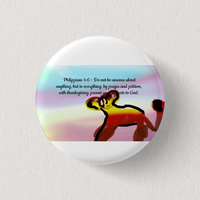 Badge Rond 2,50 Cm jésus, fais quelque chose  (Devant)