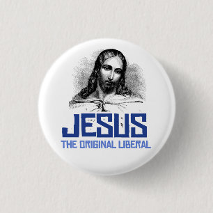 Badge Rond 2,50 Cm Jésus - Le Libéral Originel