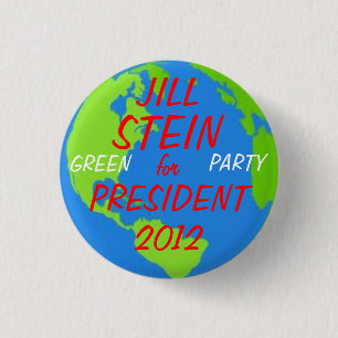 Badge Rond 2,50 Cm Jill Stein pour le bouton de président