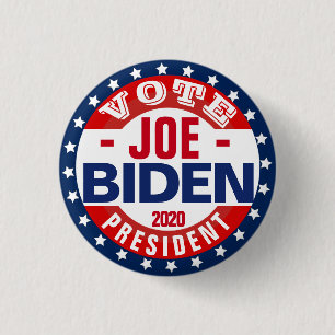 Badge Rond 2,50 Cm Joe Biden, Président