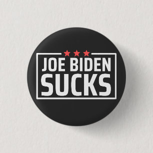 Badge Rond 2,50 Cm joe Biden Sucks