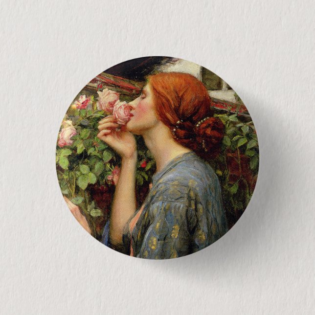 Badge Rond 2,50 Cm John William Waterhouse (Devant)
