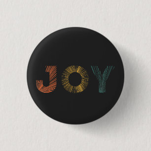 Badge Rond 2,50 Cm Joie Colorée