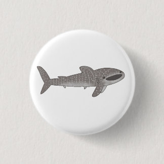 Badge Rond 2,50 Cm Joli requin-baleine
