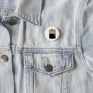 Badge Rond 2,50 Cm Jolie batterie reste positif