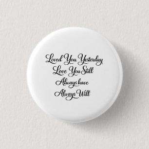 Badge Rond 2,50 Cm jolie cœur d'amour pour la Saint-Valentin 