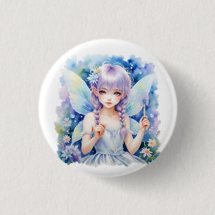 Badge Rond 2,50 Cm Jolie Fairy Pastel