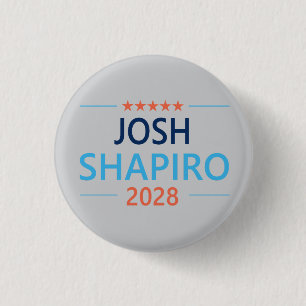 Badge Rond 2,50 Cm Josh Shapiro 2028