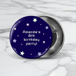 Badge Rond 2,50 Cm Jote Retro Anniversaire de enfant de jeu Arcade