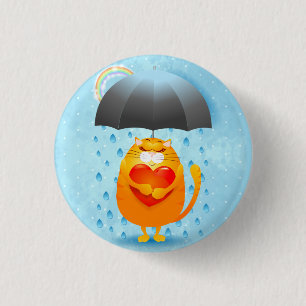 Badge Rond 2,50 Cm Jour de la pluie