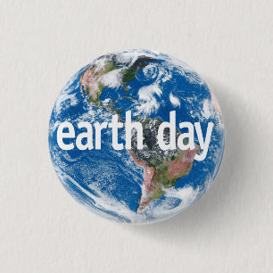 Badge Rond 2,50 Cm Jour de la Terre