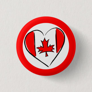 Badge Rond 2,50 Cm Jour du Canada !