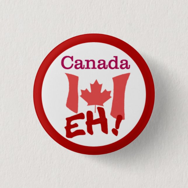 Badge Rond 2,50 Cm Jour du Canada - potentiel d'oxydation-réduction ! (Devant)