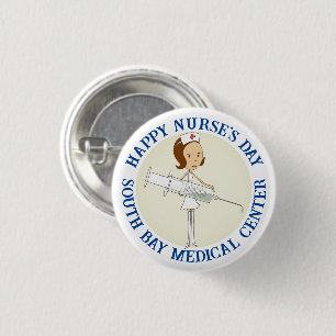 Badge Rond 2,50 Cm Journée des infirmières du Centre Médicale