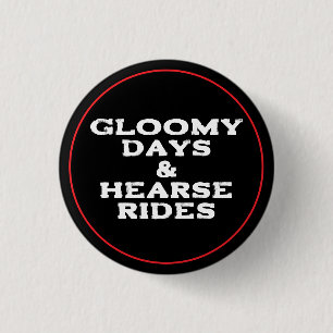 Badge Rond 2,50 Cm Jours sombres et balades en coeur