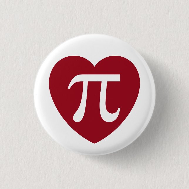 Badge Rond 2,50 Cm Joyeuse Journée Pi (Devant)
