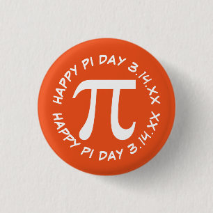 Badge Rond 2,50 Cm Joyeuse Journée Pi