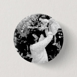 Badge Rond 2,50 Cm Joyeuse Saint-Valentin Nom d'entreprise