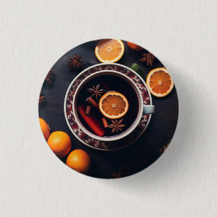 Badge Rond 2,50 Cm Joyeux & Muled   Confortable Verre De Vacances