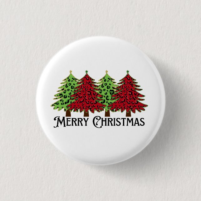 Badge Rond 2,50 Cm Joyeux Noël (Devant)