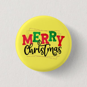 Badge Rond 2,50 Cm Joyeux Noël