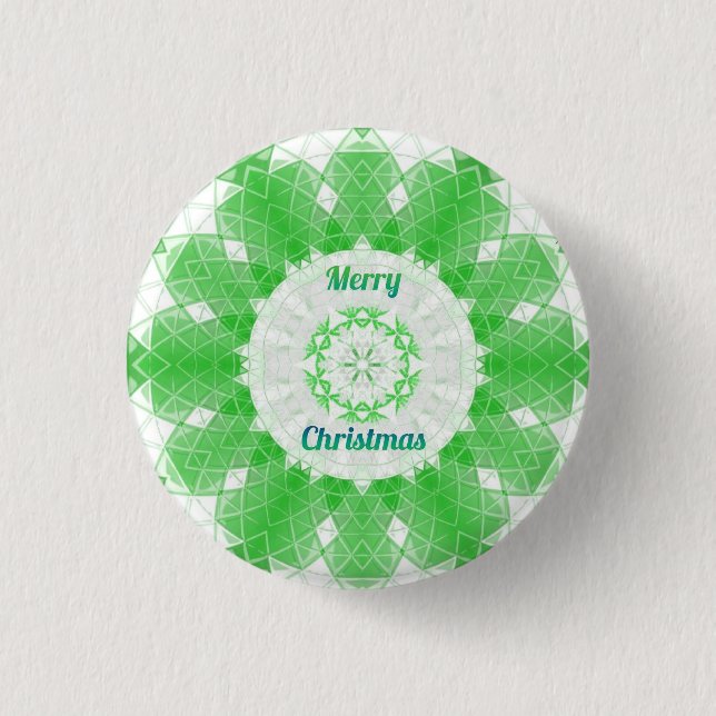 Badge Rond 2,50 Cm Joyeux Noël (Devant)