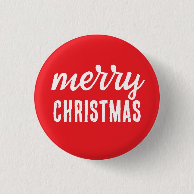 Badge Rond 2,50 Cm Joyeux Noël (Devant)