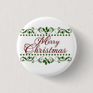 Badge Rond 2,50 Cm Joyeux Noël