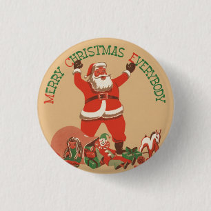 Badge Rond 2,50 Cm Joyeux Noël