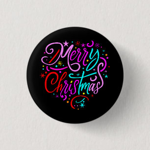 Badge Rond 2,50 Cm Joyeux Noël - T-shirt design Noël