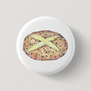 Badge Rond 2,50 Cm Joyeux Saint Patrick's Day Pain de Pain de soude i