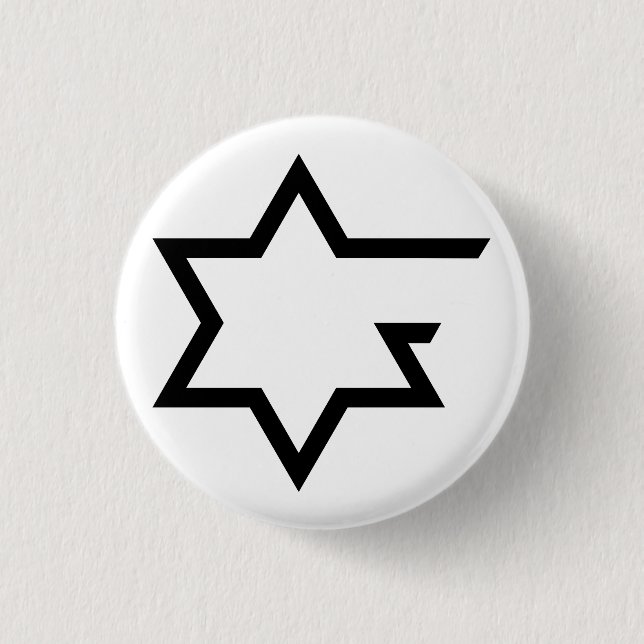 Badge Rond 2,50 Cm Judaïsme d'Open Source (Devant)