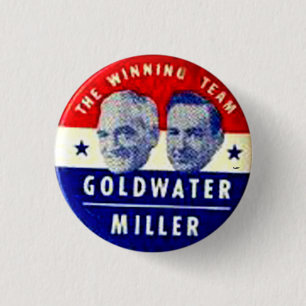 Badge Rond 2,50 Cm Jugate de Goldwater-Miller - bouton