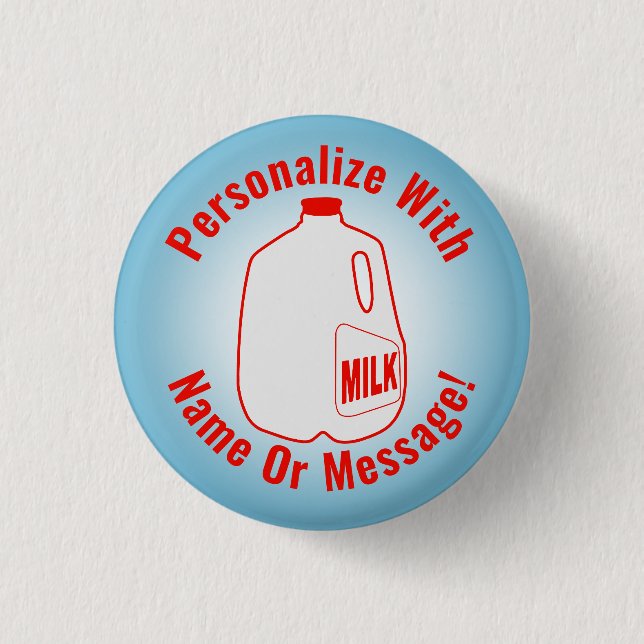 Badge Rond 2,50 Cm Jus de lait (Devant)