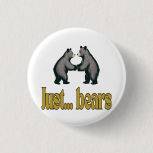 BADGE ROND 2,50 CM JUSTE DES OURS