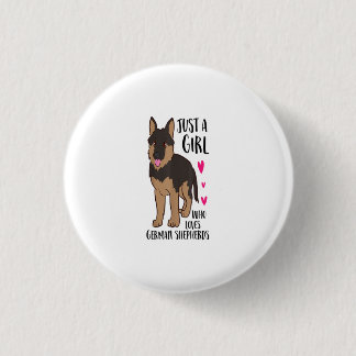 Badge Rond 2,50 Cm Juste Une Fille Qui Aime Les Bergers Allemands Chi