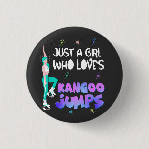 Badge Rond 2,50 Cm Juste une fille qui aime les coups de kangoo