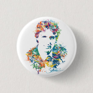 Badge Rond 2,50 Cm Justin Trudeau Art numérique