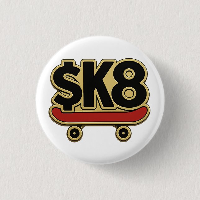 BADGE ROND 2,50 CM $K8 (Devant)