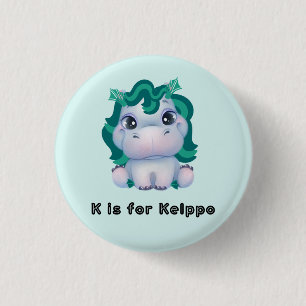 Badge Rond 2,50 Cm K est pour Kelppo