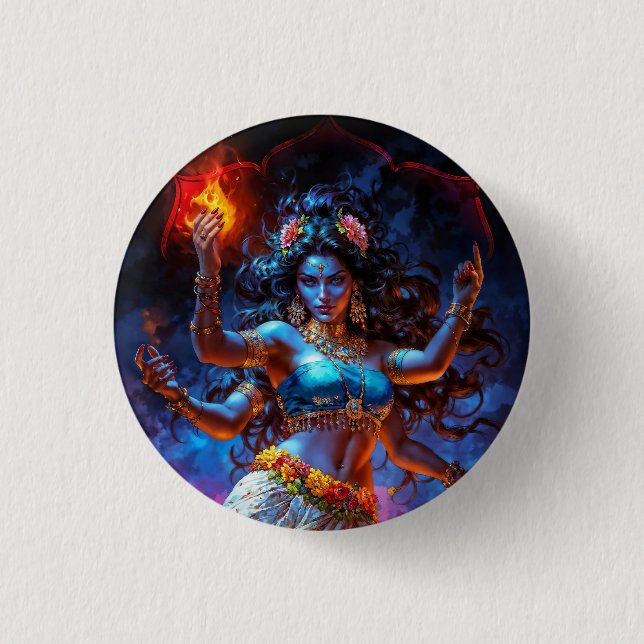 Badge Rond 2,50 Cm Kali en danse (Devant)