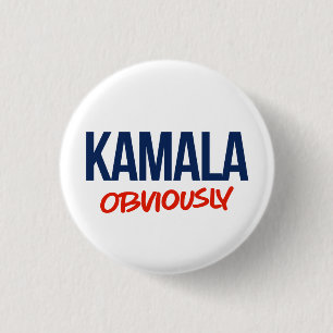 BADGE ROND 2,50 CM KAMALA ÉVIDEMMENT