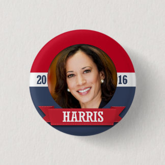 BADGE ROND 2,50 CM KAMALA HARRIS 2016