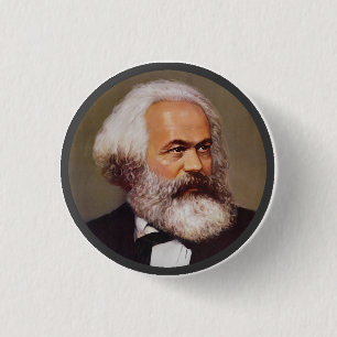 Badge Rond 2,50 Cm Karl Marx - Pin de revers