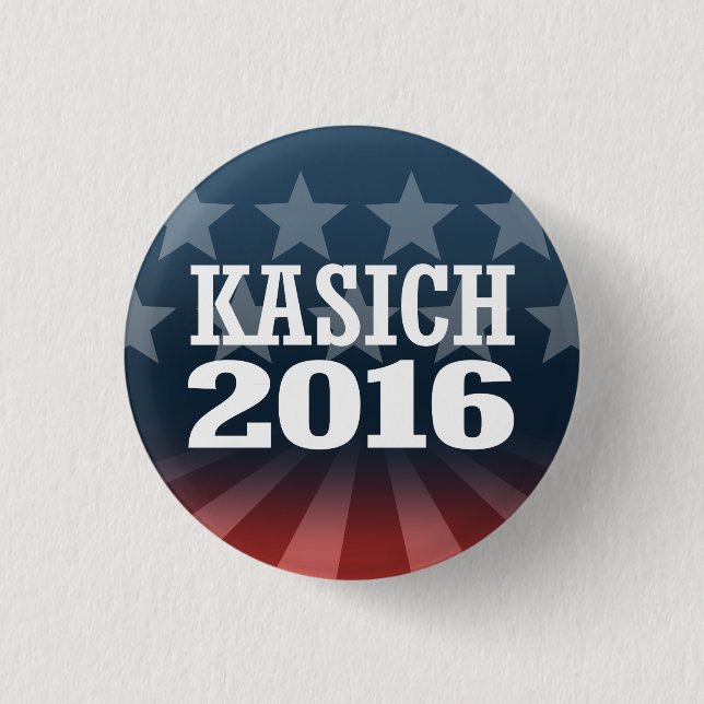 BADGE ROND 2,50 CM KASICH 2016 (Devant)
